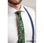 Zielony krawat świąteczny