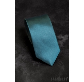 Szmaragdowo-zielony krawat - szerokość 7 cm