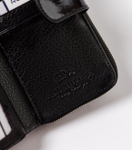 Czarny skórzany portfel damski Lorenti - 9,5 x 17 x 3,5