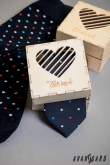 Krawat w kolorowe kropki - szerokość 7 cm