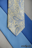 Krawat ze wzorem Paisley - szerokość 7 cm
